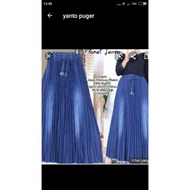 Rok Plisket Jeans