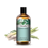 LP-6 New🌳QM 100ml Citronella Essential Oil Diffuser Pure Natural Lavender Eucalyptus Vanilla Peppermint Basil Tea Tree C
