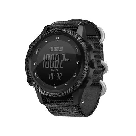 AP46 Men's Digital Electronic Watch Outdoor Sport Watches Altitude Barometer Compass World Time Wate