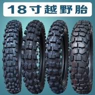[Hot Sale Tire] 120/110/100/90/90/410-18 Off-Road Motorcycle Tire Mountain Big Flower Tire Forest Ro