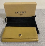 Loewe 金色長夾