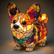 cod Magic Color-Changing Fantasy Dog/Cat Night Light Lamp Sculpture - USB Touch Control for Living R