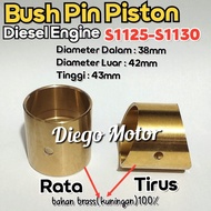 S1125 S1130 Bush Pin Bosh Pen Piston Stang Mesin Diesel Dongfeng 30PK