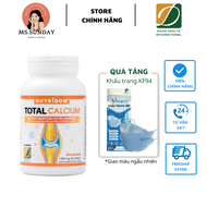 Canxi Tổng Hợp Nutridom Total Calcium David Health Hỗ Trợ Giảm Nguy Cơ Loãng Xương 60 Viên