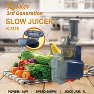 🚚 现货 Ready Stock 🚚 Kessler 3rd Generation Slow Juicer 慢磨果汁机K-2828