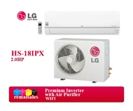 LG HSN18IPX  2.0HP Premium Dual Inverter Wall Split Type Aircon (WiFi)