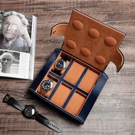 六位手錶收納盒 #機械手錶收納盒#牛仔藍手錶盒