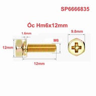 10 Snails HM6x12mm Skru Screw