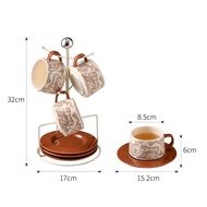 Ceramic coffee cup saucer suit afternoon cup