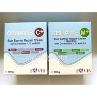 CERAVIS C+/M+ SKIN BARRIER REPAIR CREAM 100G with CERAMIDES 1, 3, and 6-II