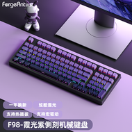 RuiYi F98 Mechanical Keyboard Wired 98 Key Array Hot Swappable Office Esports Gaming Side Carved Ful