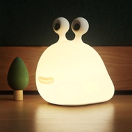 CH~Snot Worm Night Light USB Charging Breastfeeding Night Night Light Children Fun Silicone Bedside 