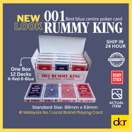 12 Decks Rummy King 001 Standard Casino Poker Card Playing Card 001 Rummy King Poker Card 52 Cards +