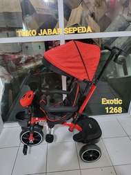 Tricycle Exotic ET-1268 Stroller 21N1 Sepeda Anak Roda Tiga Terbaru Murah