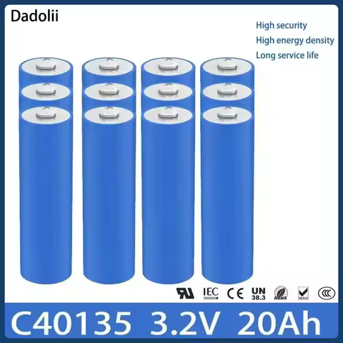EVE LiFePO4 3.2V 20Ah 40135 Battery for Electric Vehicles High Power LFP Cylindrical Cell