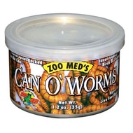 柴灣水中情 Zoo Med麥皮蟲罐頭(中size) 35g ZM-42 黃粉蟲 麵包蟲