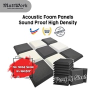 MATTWORK Soundproof Panel Sound Proof Wall Panel Foam Sponge Foam Acoustic Panel Acoustic Foam Span 