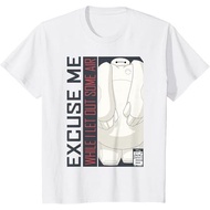 Disney Kids T-Shirts and Adult T-Shirts BIG Hero 6 TV Series Baymax Excuse Me Graphic T-Shirt