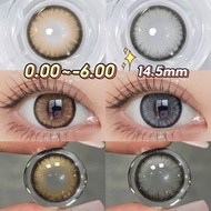 NEW [0.00~-6.00] Magister Softlens Minus Diamond Soflen Minus Soflens 14.5mm Allure Gray Softlens Br