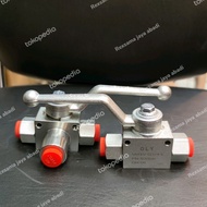 1/4 INCH 3 WAY BALL VALVE HYDRAULIC L-TYPE HIGH PRESSURE OLY
