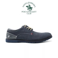 SANTA BARBARA POLO Men Leather Lace Up Casual Flat Shoes Light-Weight S0119045