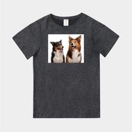 T365 MIT 親子 童裝 情侶 T恤 T-shirt 短T 狗 DOG 汪星人喜樂蒂 牧羊犬 Sheltie 毛小孩