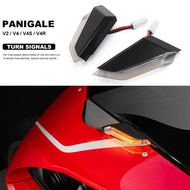 New Motorcycle Accessories Front Mirrors Turn Signal Light Indicator Light LED For Ducati PANIGALE V