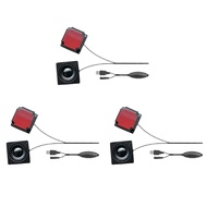 [themremain]-6X Paste Monitor External Sound Desk Computer Sound Surround Hidden Mini USB Speaker DI