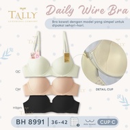 TALLY 8991 BRA l CUP C l 3/4 CUP l WIRED l THIN FOAM l SIZE 36-42 l 3 HOOKS l NYLON AND POLYESTER MA