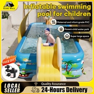 🔥READY STOCK🔥 Inflatable Swimming Pool Kolam Mandi Budak Family Size Swimming Pool non-slip pool