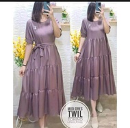 Midi Dress Model Nagita  / Daster Premium / Home Dress Model Terbaru / Midi Dress Kekinian / Midi Dr