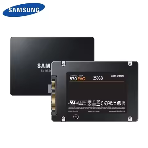 SAMSUNG SSD 870 EVO 250GB 500GB 1TB 2TB Internal Solid State Disk HDD Hard Drive SATA3 2.5 inch Lapt