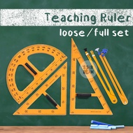 Large Geometry Set/Big Teaching Ruler | Jangka Lukis / Protractor Besar / Big Compass | Geometry Tea