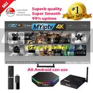 MYIPTV4K SG most wanted for all android use/MY/IP/TV/4K/Fast delivery/Most smooth/best quality