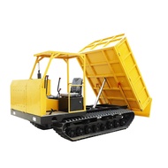 HENGWANG All-Terrain Utility Cart Wagon, Crawler Dumper, Track Wheel Barrow, Heavy Duty Outdoor Gard