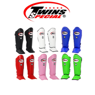 สนับแข้ง ทวินส์ สเปเชี่ยล Twins special Shin guards SGL10 รวมสี ป้องกันหน้าแข้ง หนังแท้ ขนาด S,M,L,XL