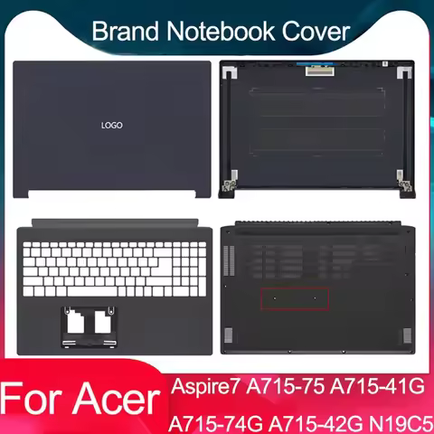 New For Acer Aspire7 A715-75 A715-41G A715-74G A715-42G N19C5 Laptop LCD Back Cover Front Bezel Palm