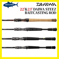 22'& 23' DAIWA STEEZ BAITCASTING FISHING ROD ( limited 1 year warranty )
