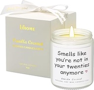 Lihome 30th Birthday Gifts for Her Him– Funny Birthday Candle & Decorations, Best Friend Gift Idea –