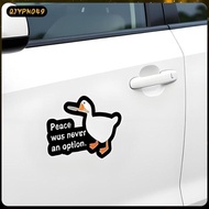 [qjypno49] Cartoon Duck Meme Car Sticker Waterproof Removable Vinyl Decal for Motorcycle Exterior Pi