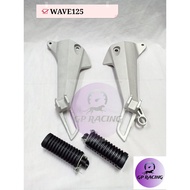 WAVE 125 FOOT REST WITH BRACKET BESI KAKI PIJAK WAVE125 "GP RACING"