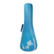 21吋烏克麗麗袋 扶桑花琴袋 水藍色 Flora Ukulele Bag