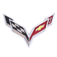 Chevrolet Call Logo Metal Work Corvette C7 ZR1 Stingray 3D Silver Emblem Badge Car