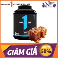 Rule 1 R1 Protein Whey Blend 5Lbs 68 Servings SALTED CARAMEL – Combining 3 Types of Whey, Powerful M
