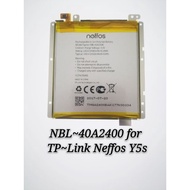 TP~Link Neffos Y5S Original Battery NBL~40A2400 (2450mAh)