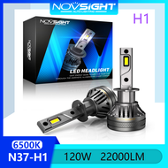 Novsight N37 6500K Đèn LED siêu sáng dành cho ô tô H1 Đèn pha LED Bộ bóng đèn pha Đèn sương mù Chùm
