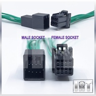 8 Pin Side Mirror Relay Module Socket Wira Lancer Proton Mitsubishi Soket Connector Engine Harness S