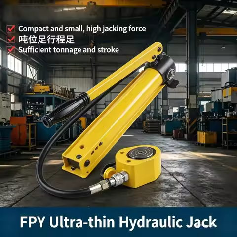 Separated Thin Hydraulic Ram 5Ton 10Ton 20Ton Ultra Flat Hydraulic Cylinder Jack Bridge Engineering 