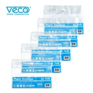 Veco Plastic Envelope 7x10 Clear (5pcs)
