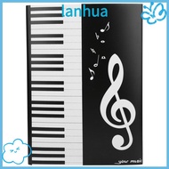 LANHUA ​Music Score Folder​, 4-Fold Expandable ​ABS ​Sheet Music Folder​, ​A4 Waterproof Mezzanine ​